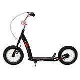 Самокат для дітей і дорослих Scooter з ручним гальмом (ЧОРНИЙ) арт. 2-047-B, фото 4