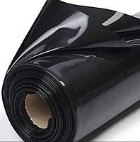 Пленка черная, 40мкм 3м/100м. полиэтиленовая (для мульчирования, строительная).