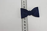 Декор бантики атласний синього кольору Б-2, фото 4