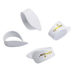 Набір медіаторів D'ADDARIO NATIONAL FINGER PICKS - White Celluloid, Large, 4 pack
