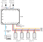 Мережевий WEB-контролер доступу 2-10 дверей ZKTeco C2-260, фото 4