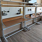 Слюсарний верстат СМ ТИП 1-1600-950-400, стіл в майстерню, металевий станок, верстат для майстерні, без тумби, фото 6