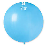 Воздушный шар-гигант, голубой, 31" (78-80 см)