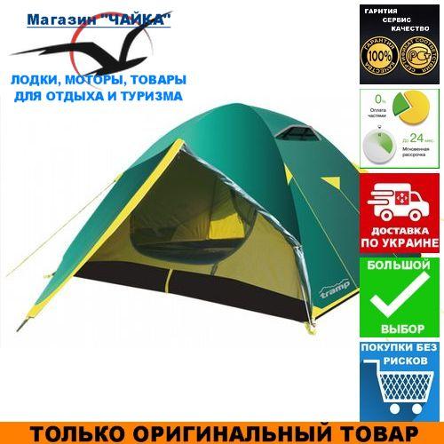 Туристичний намет Tramp Nishe 2 (V2); 2-місна. Кемпінговий намет Трамп TRT-053.