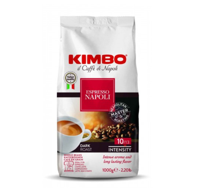 Кава в зернах 1 кг купаж Кімбо KIMBO ESPRESSO NAPOLETANO