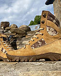 Берцы ботинки мужские летние, кожанные берцы ботинки тактические сетка, летние армейские ботинки военные зсу, фото 3