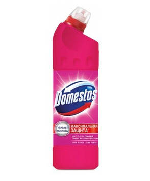 Миючий засіб д/сантехніки "Domestos" 1л Рожевий шторм(12)