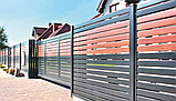 Паркан жалюзі від виробника / Паркан Ранчо з металу / Паркан жалюзі з металу, фото 6