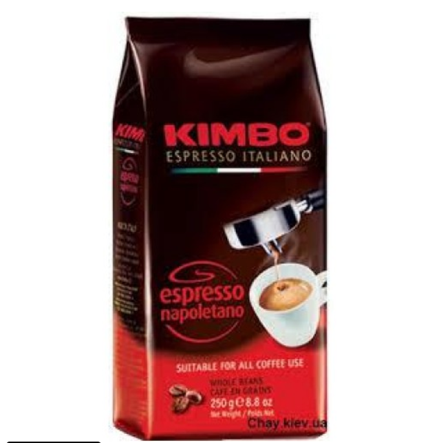 Кава в зернах Арабіка Робуста Кімбо KIMBO ESPRESSO NAPOLETANO 250г