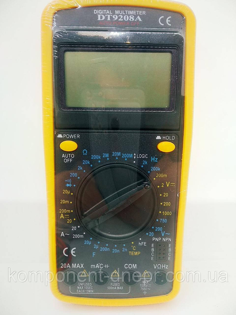 Цифровий мультиметр ProFix DT9208A (+ термопара)