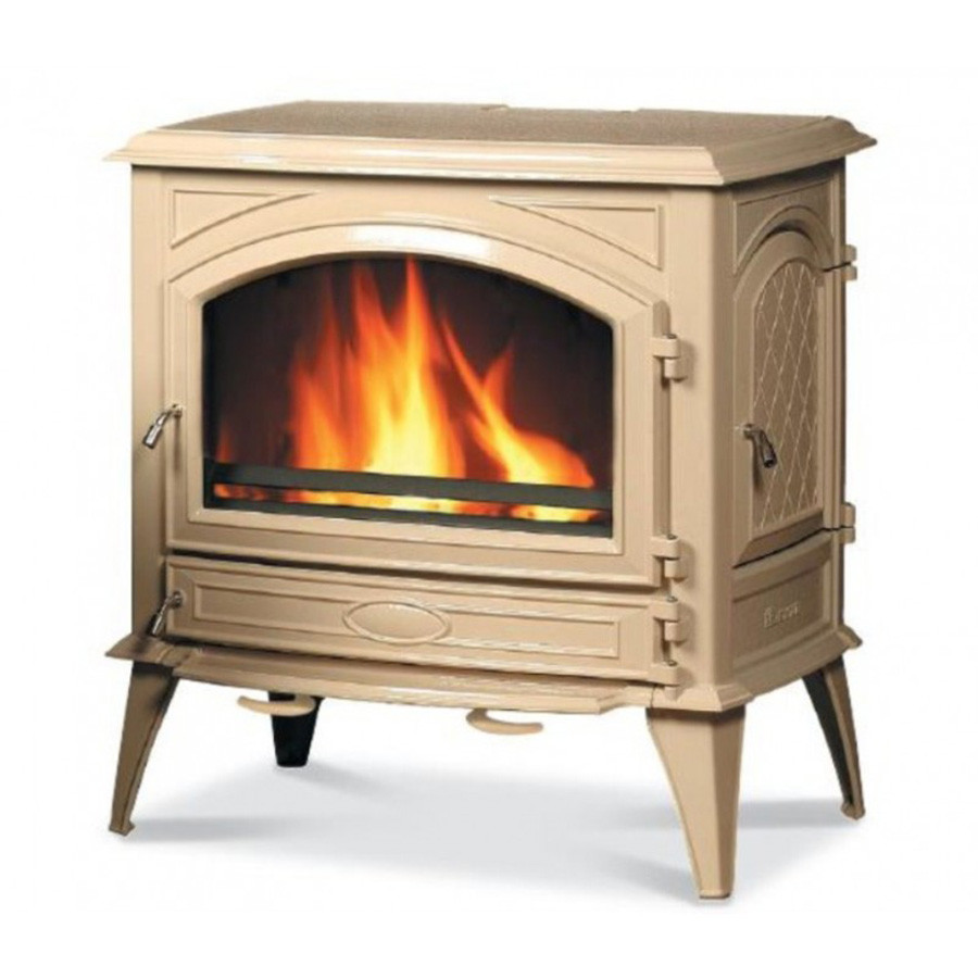 Чавунна піч DOVRE 760 WD/E8 кремова, фото 1