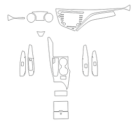 Комплект для салона TOYOTA CAMRY 2018