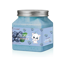 Скраб для тіла SERSANLOVE Blueberry Fresh Bath Salt з екстрактом чорниці 500 мл