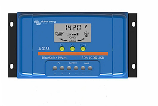 Контролер заряду BlueSolar PWM-LCD&USB 12/24V-30A
