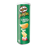 Чипсы Pringles Сheese & Оnion сыр и лук 165 г, 19шт/ящ