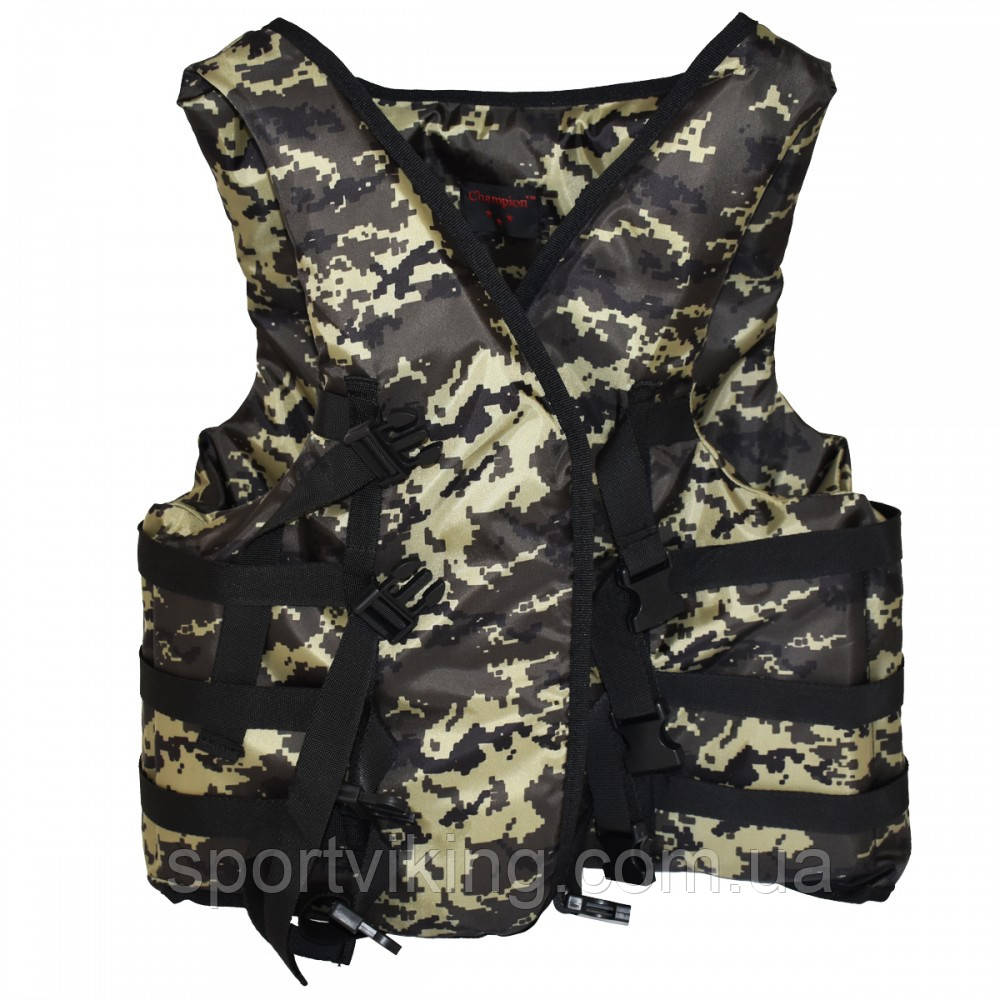 Жилет страхувальний Champion 90-110 камуфляж
