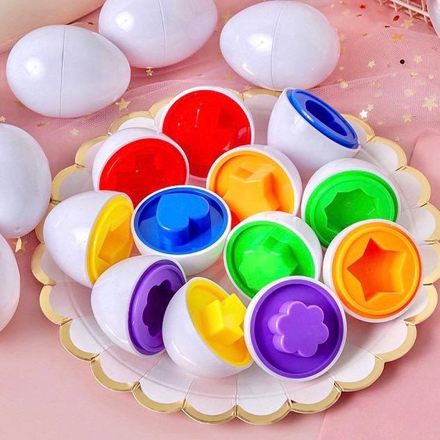 Розвиваюча іграшка-сортер яйця LB333 Сортувальні яйця для моторики, фото 1