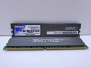 Оперативная память Patriot 4Gb Kit (2x2Gb) DDR2 800mhz PC2-6400 CL5