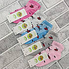 Шкарпетки дитячі літні з сіткою ЕКО р.14 (3-4 роки) короткі для дівчинки сонечко випадкове асорті 30035462, фото 3