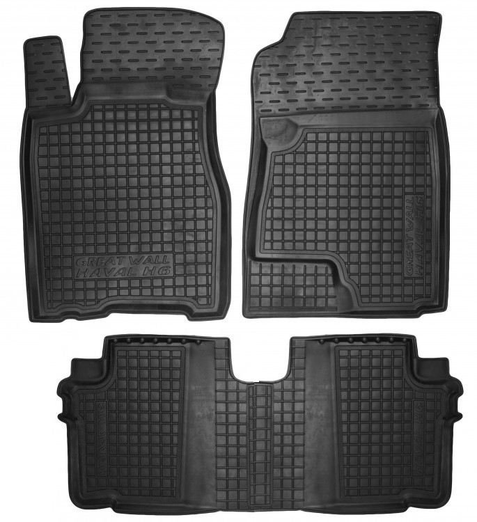 Резинові килимки в салон Great Wall Haval H6 2011-, фото 1