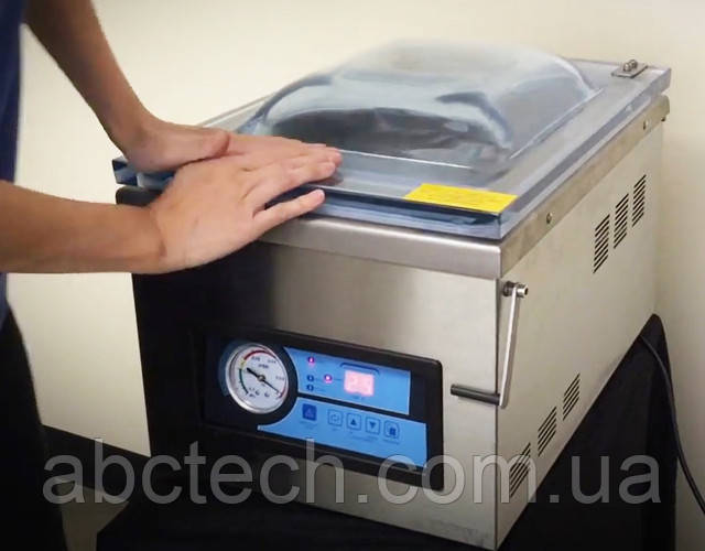 Процесс запайки пакета вакууматора Процесс запайки пакета вакууматора