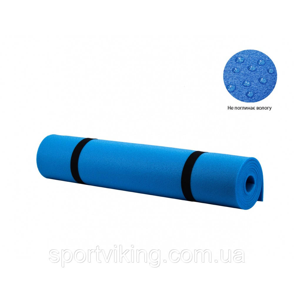 Килимок (каремат) пляжний Champion 1800х600х5 синій