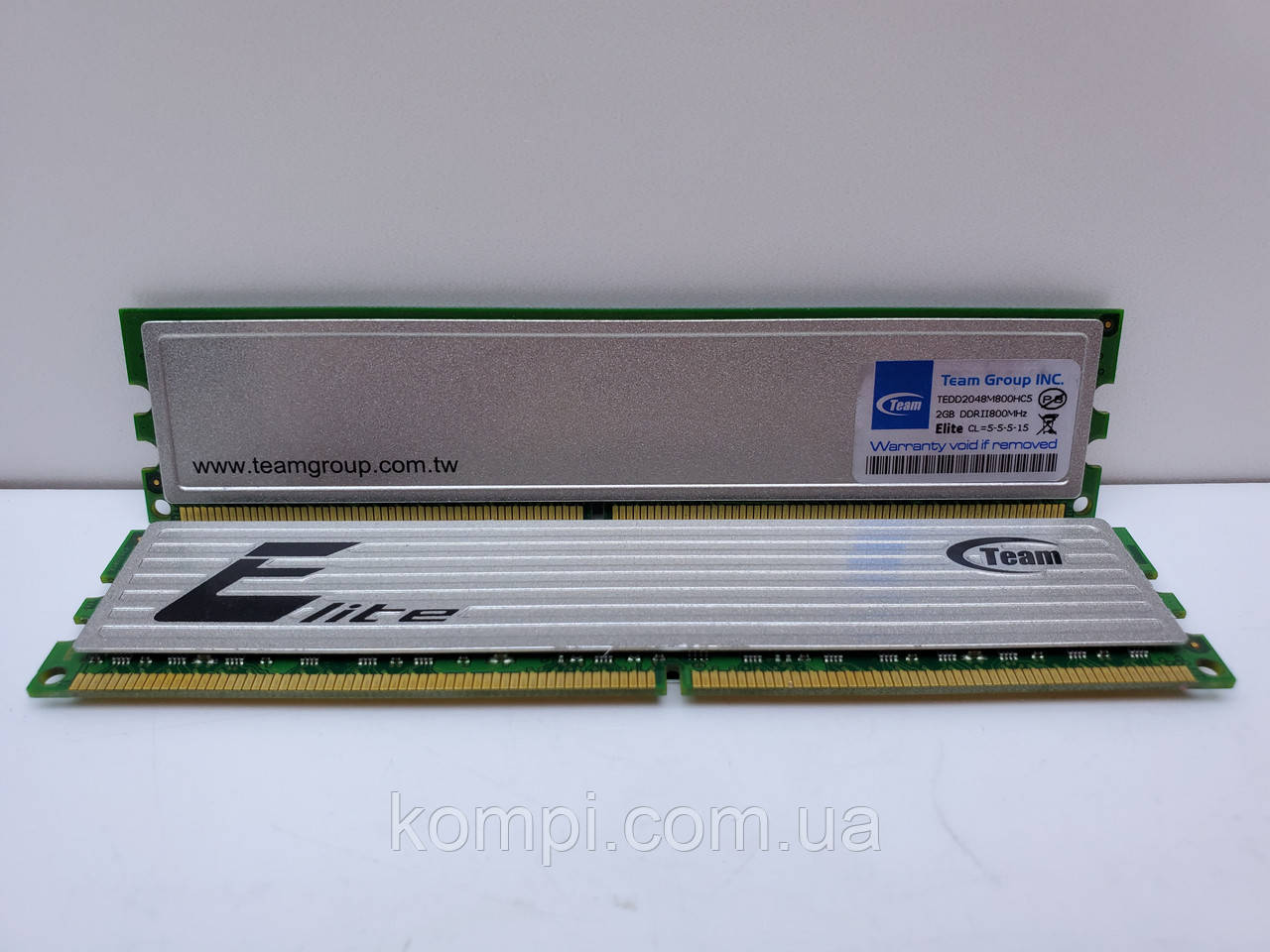 Оперативная память TEAM 4Gb Kit (2x2Gb) DDR2 800Mhz PC2-6400