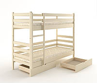 Двухярусная кровать Дуос буковые ламели Мекано купить в Одессе, Украине 190, 80