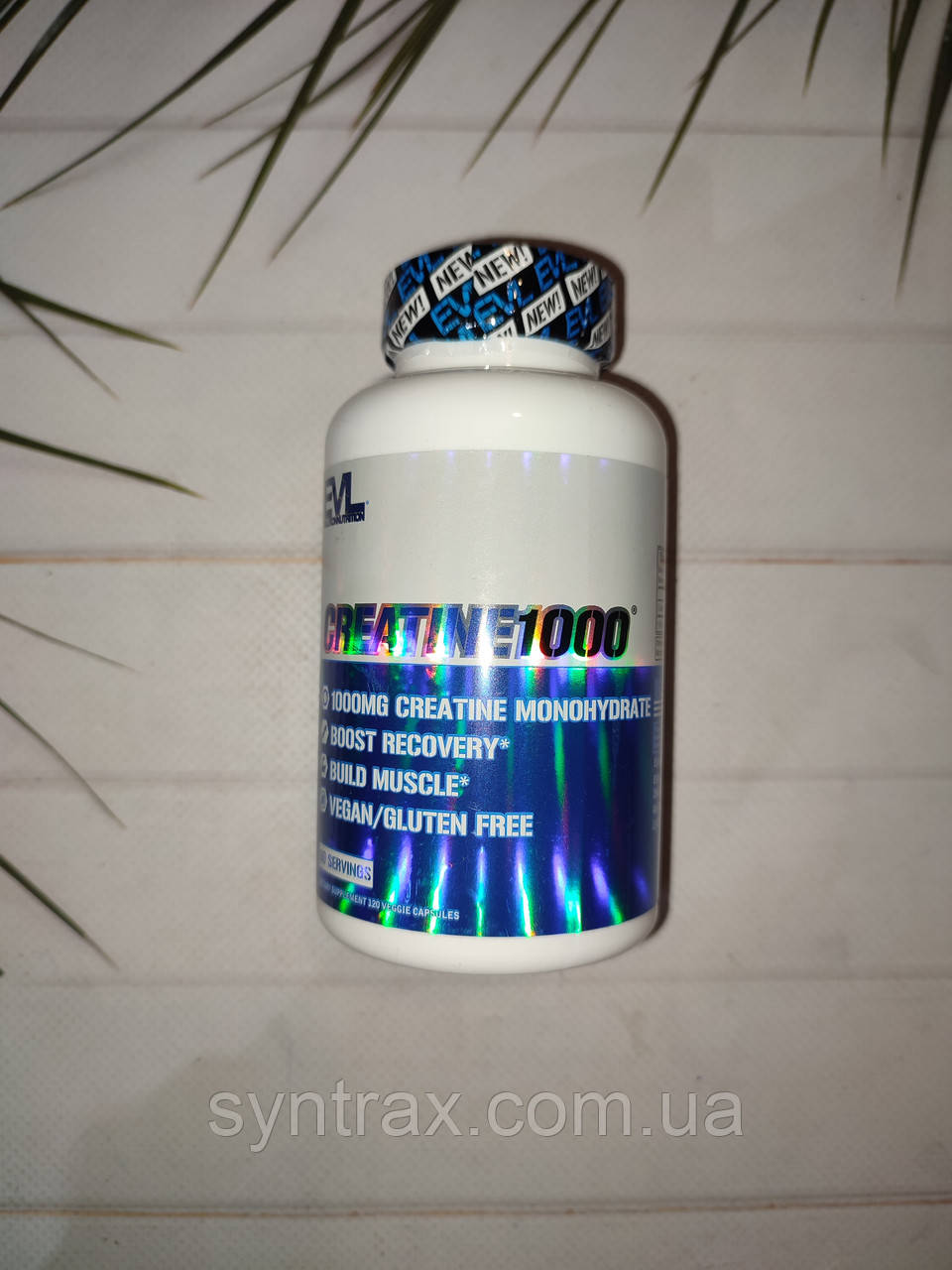 Evlution Nutrition 1000 Creatine 120 veg caps, креатин моногидрат у капсулах