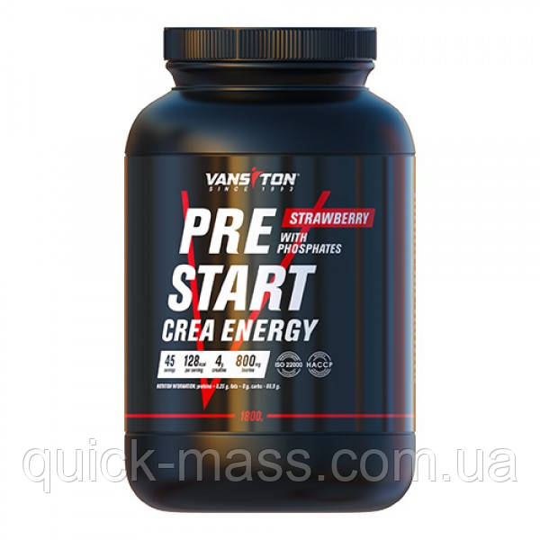 Креатин із транспортною системою Vansition Pre Start Crea Energy 1800g