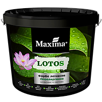 Краска латексная "LOTOS" Maxima - 6 кг, белый шелковисто-матовый
