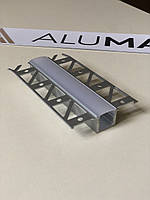 Врізний профіль для гіпсокартону з LED каналом 56,9x16,9x15,4