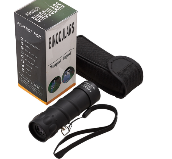 Монокуляр монокль Bassell mono 12 x 25 чохол ударостійкий прогумований вологостійкий корпус ремінь