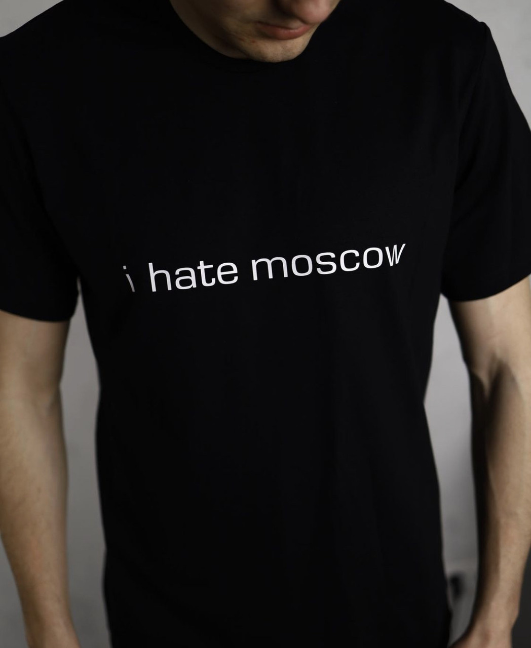 Футболка патріотична "I hate moscow"