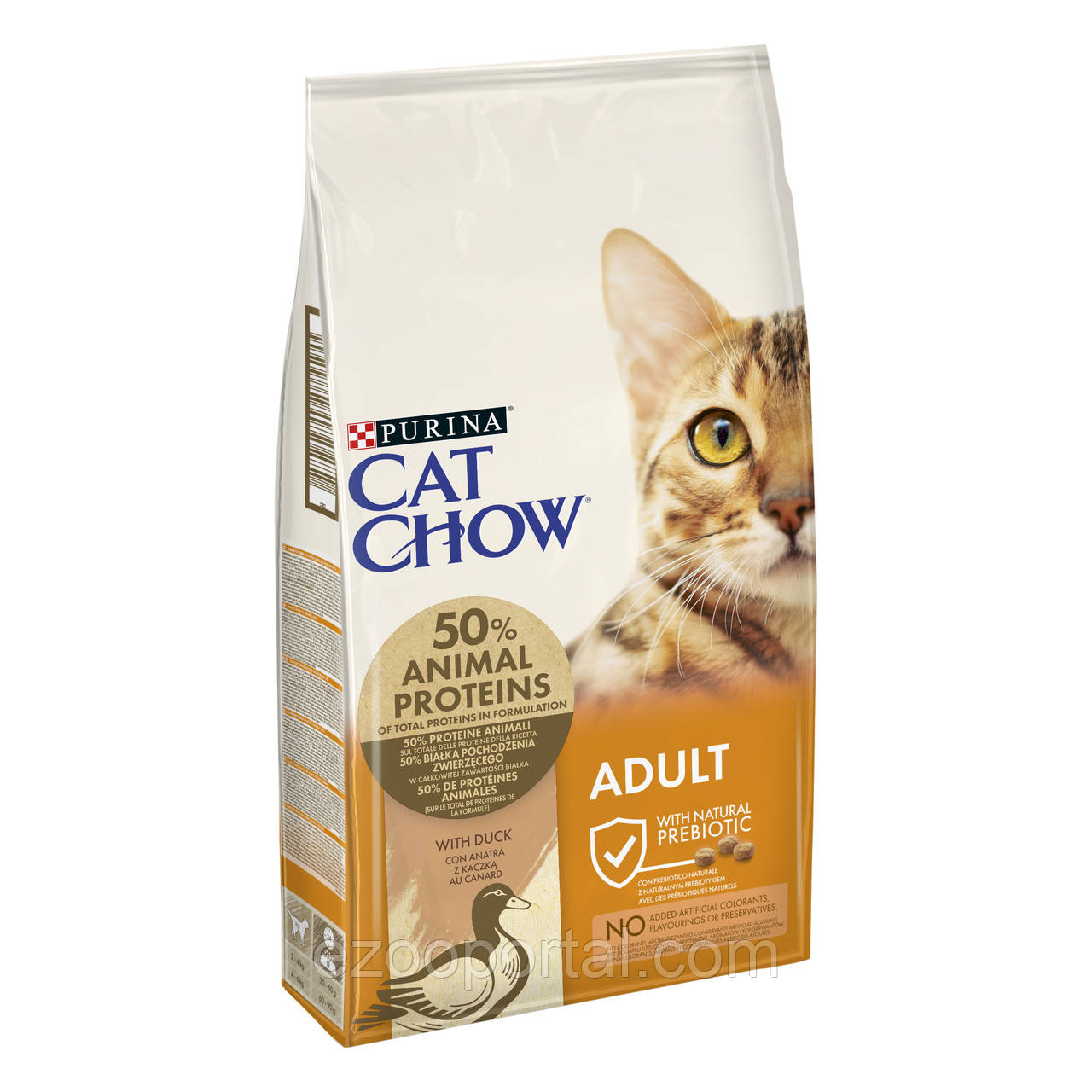 CAT CHOW Сухий корм для дорослих кішок з качкою 15кг