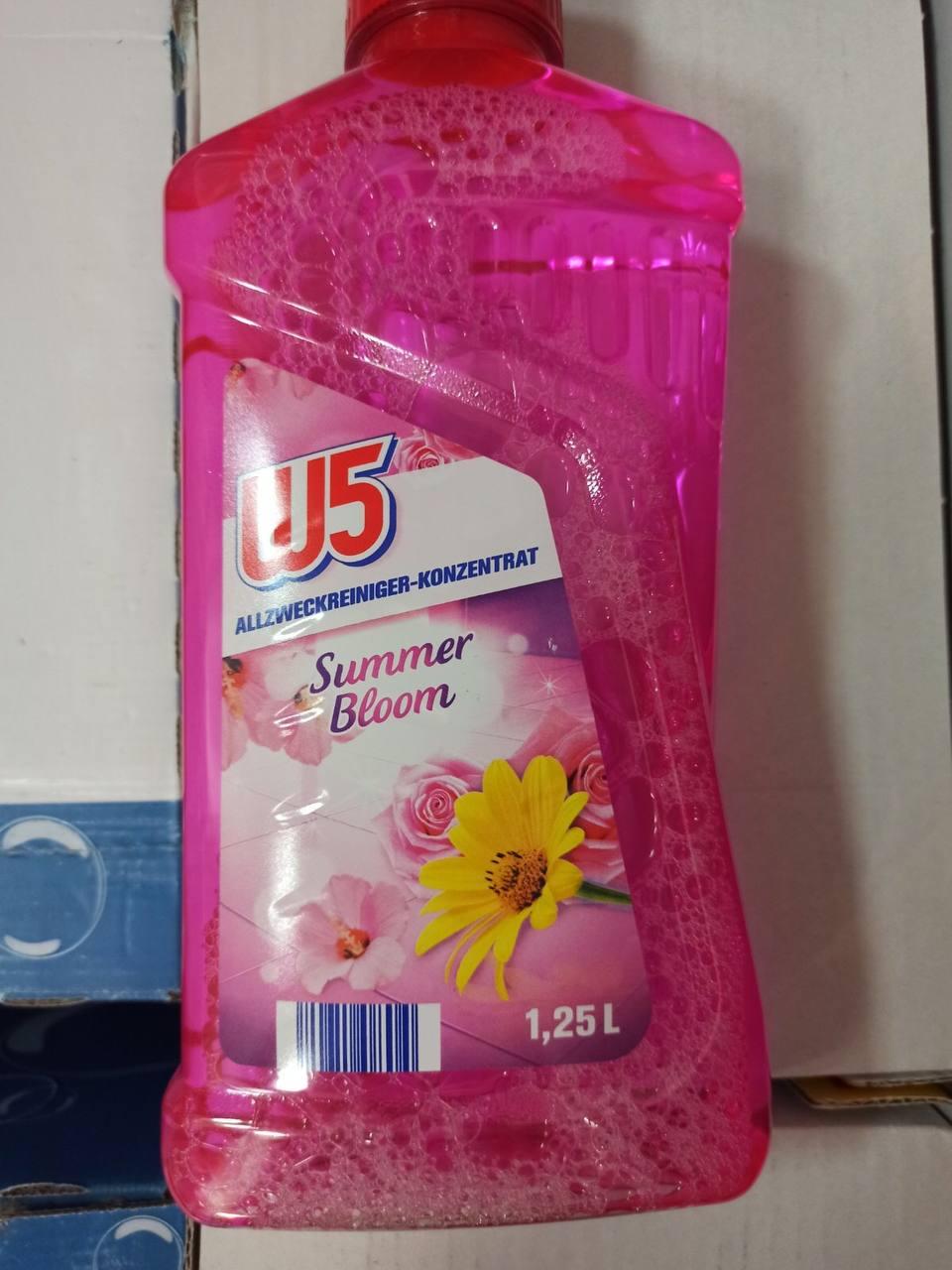 Засіб для миття підлоги W5 Allzwekreiniger 1,25 л 02198, фото 1