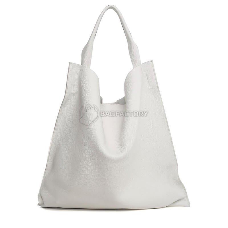 Жіноча шкіряна сумка Poolparty Bohemia Біла (bohemia-white)
