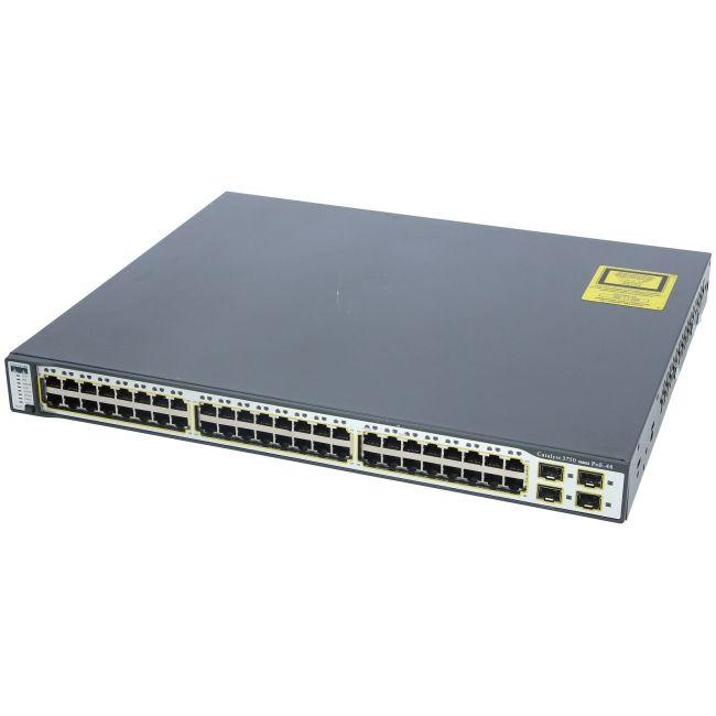 Коммутатор Cisco Catalyst 3750 (WS-C3750-48PS-S) PoE - фото 1 - id-p619047158