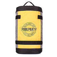 Городской рюкзак Poolparty Tracker с принтом Желтый с серым (tracker-yellow-grey)