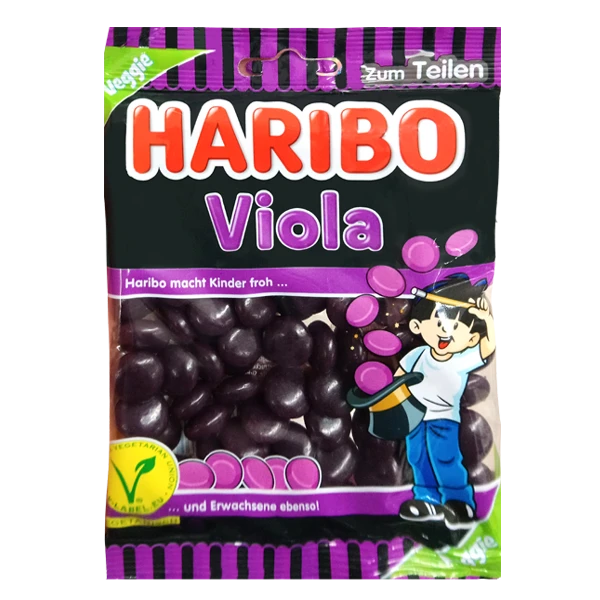 Лакричное Драже Haribo Viola 125g