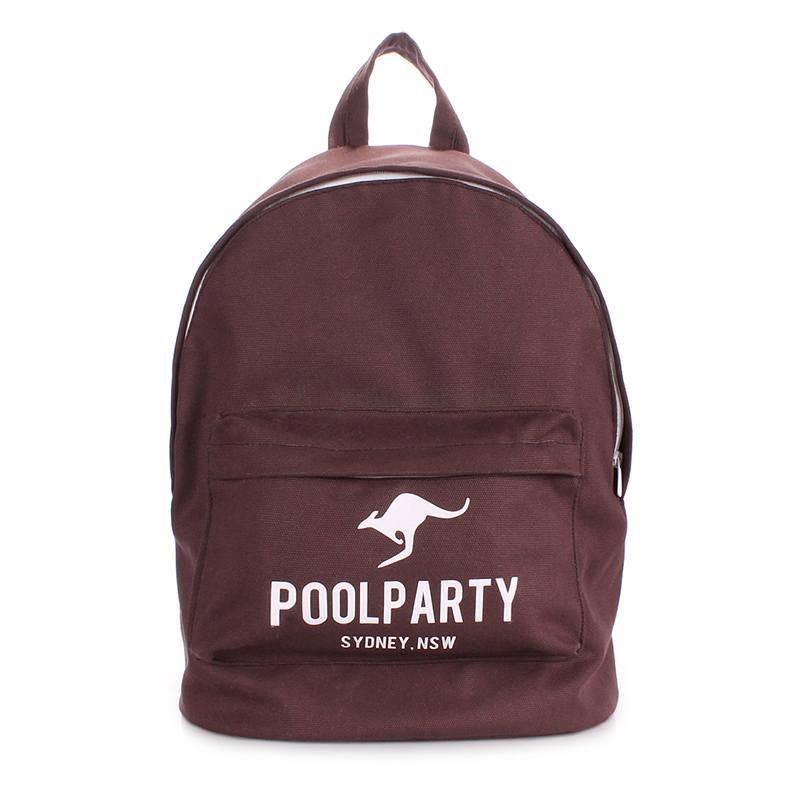 Міський молодіжний рюкзак Poolparty (backpack-oxford-brown)