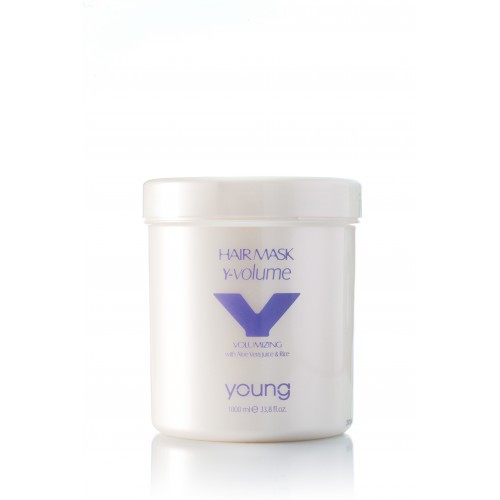 Маска для збільшення обєму волосся, Young Volumizzante Aloe Vera Juice & Rice Hair Mask, 1000 мл