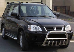 Кенгурятник WT003 нерж  сталь Honda CRV 1996-2001
