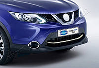 Nissan Qashqai (2014-) Накладка в передний бампер