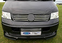 Volkswagen T5 (2003-2010) Накладки в передний бампер 2шт