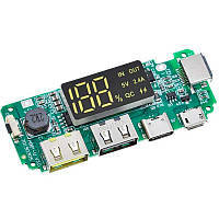 Модуль PowerBank з LCD дисплеєм, 2 x USB 5В, 2А