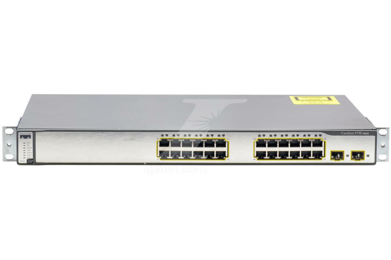 Комутатор Cisco Catalyst 3750 (WS-C3750-24PS-S) PoE, фото 1
