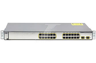 Комутатор Cisco Catalyst 3750 (WS-C3750-24PS-S) PoE