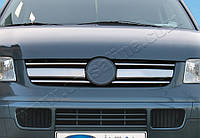 Volkswagen T5 (2003-2010) Накладки на решетку радиатора 2шт
