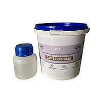 Фарба епоксидна для радіаторів опалення Plastall 1.2 кг Біла глянцева без запаху, фото 2